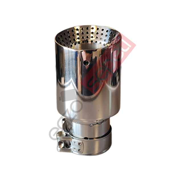 Akrapoviç Gümüş Egzoz Ucu 90 MM İthal Ürün