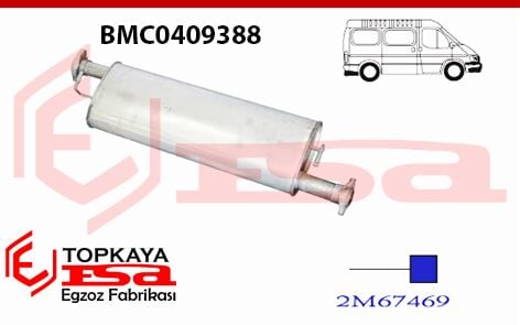 Bmc Levend M136 3.0 Minibüs Susturucu 1995 > 1998