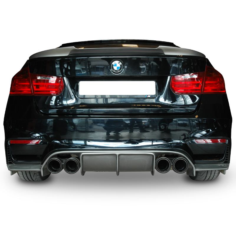 Bmw F32 / F33 / F36 M4 Vorsteiner Arka Tampon Difüzör 3 Parça Yerli Üretim