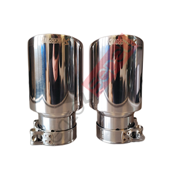 Akrapoviç Gümüş Egzoz Ucu 90 MM Sag Ve Sol Takım İthal Ürün