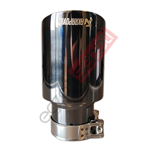 Akrapoviç Egzoz Ucu 90 MM Parlak Siyah Delikli  İthal Ürün