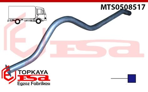 Mitsubishi Canter Fe511 / 711 Çıkış Borusu 2007 > …