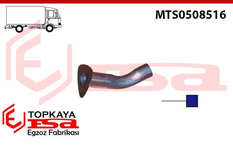 Mitsubishi Canter Fe839 Çıkış Borusu 2006 > …