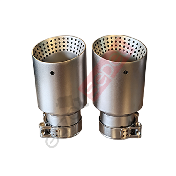 Akrapoviç Mat Krom Egzoz Ucu 90 MM Sağ Ve Sol Takım Delikli İthal Ürün