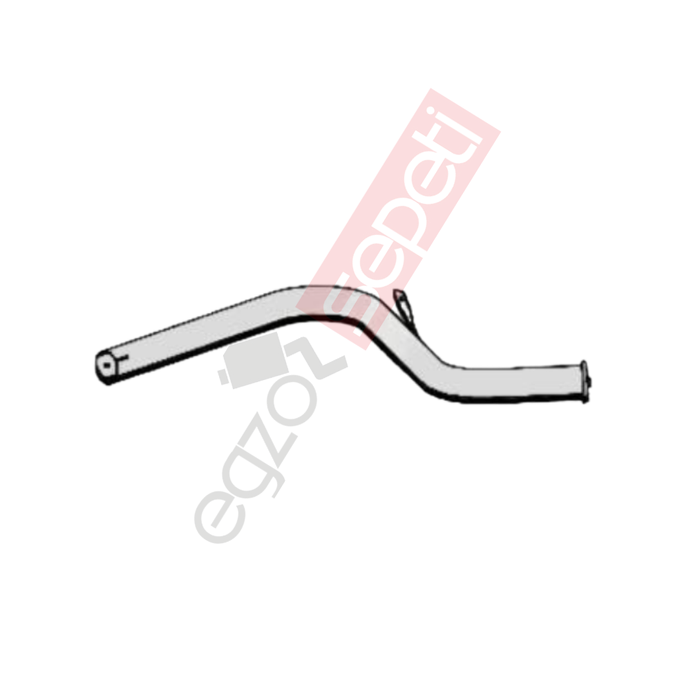 Iveco Fiat Boru, Egzoz Çıkış, E0, 8589803 Iveco Fiat Ø63,5 Alusi,