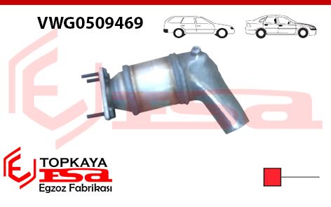 Volkswagen Passat  Ön Katalitik Konverter Euro 4 2005 > 2008