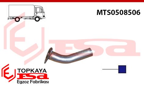 Mitsubishi Canter Fe511 / Fe711 Kısa Çıkış Borusu 2007 >…