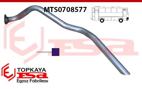 Mitsubishi PresTige Delux Midibus Çıkış Borusu 2005 > …