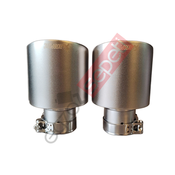 Akrapoviç Egzoz Ucu 114 MM Mat Krom Sağ Ve Sol Takım Gerçek Karbon Malzeme İthal Ürün