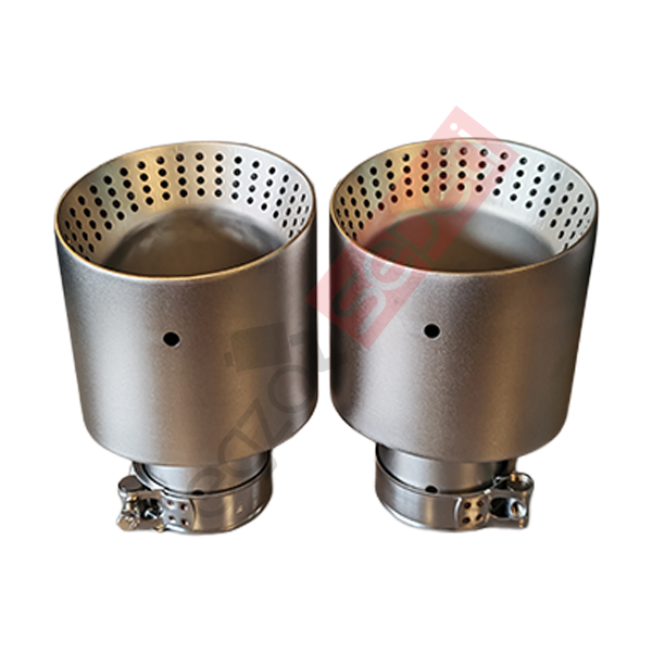 Akrapoviç Egzoz Ucu 114 MM Mat Krom Sağ Ve Sol Takım Gerçek Karbon Malzeme İthal Ürün