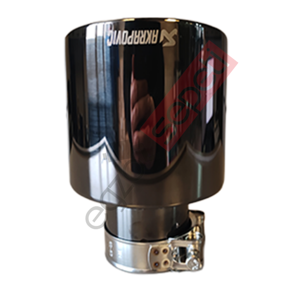 Akrapoviç Egzoz Ucu 114 MM Parlak Siyah Gerçek Karbon Malzeme İthal Ürün