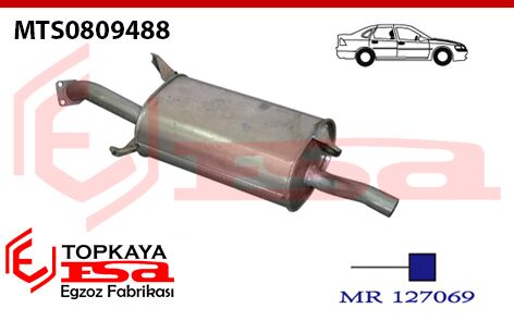 Mitsubishi Carisma 1.6 / 1.8İ / 1.9 Td Arka Susturucu Borulu 1995 > 1999