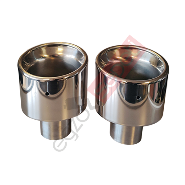 Krom Egzoz Ucu 120 MM Sağ Ve Sol Takım Parlak Krom Malzeme İthal Ürün