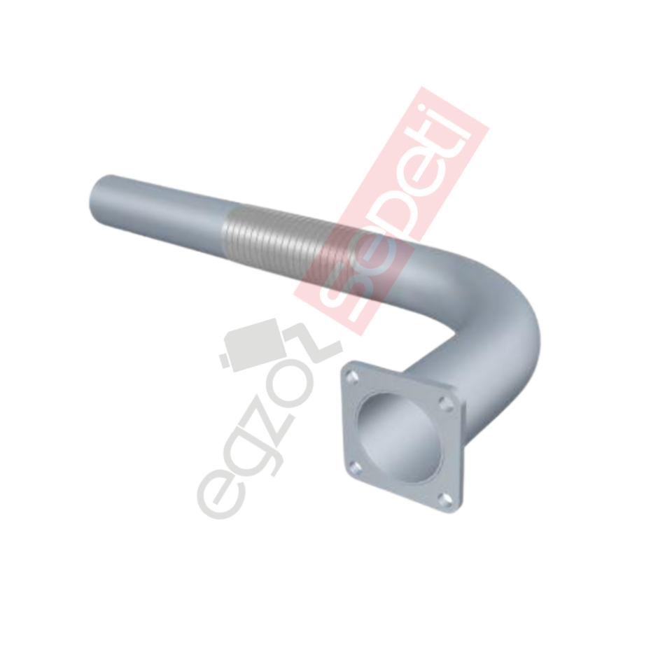 Doosan Boru, Jeneratör, Egzoz Ön, 46696287C Doosan Ø60,3 Alusi, Flexli,