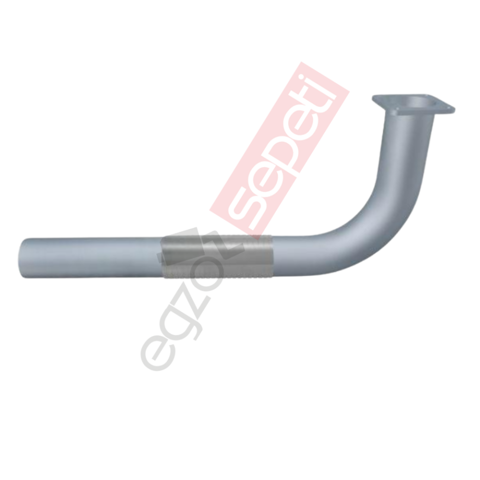 Doosan Boru, Jeneratör, Egzoz Ön, 46696287C Doosan Ø60,3 Alusi, Flexli,