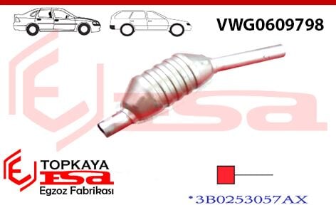 Volkswagen Passat Ön Susturucu 1.6 / 1.8İ  1996 > ...