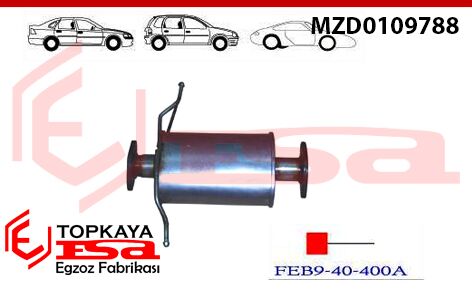 Mazda 626 1.8 Ön Susturucu BağlanTilı Flanşlı 1987 > 1992