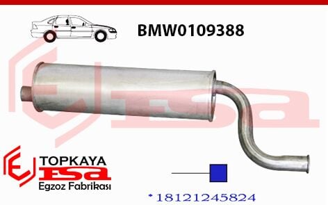 Bmw 3.15 Arka Susturucu E21 1975 > 1978