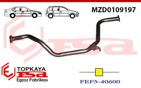 Mazda 626 1.8 Ara Boru 1987 > 1992
