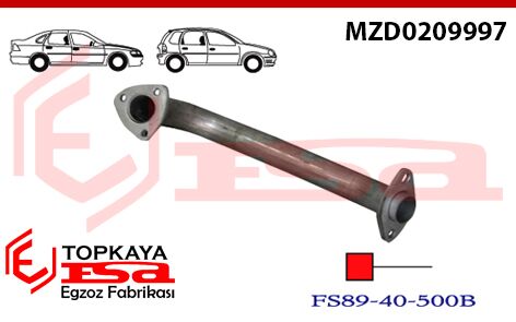 Mazda 626 2.0 İ 16V Ön Boru 1997 > 1999