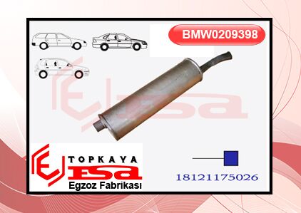 Bmw 3.15 / 3.16 Arka Susturucu E21 1975 > 1982