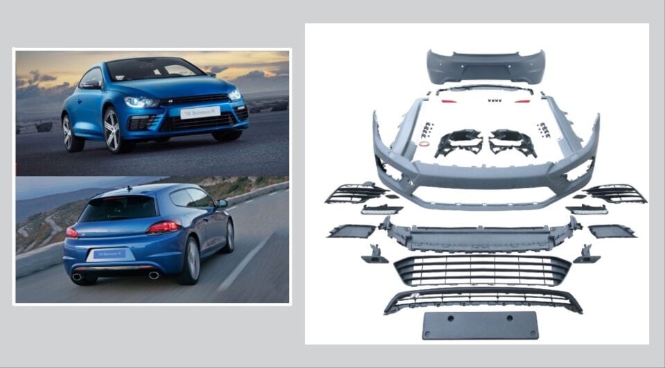 VW SCIROCCO 2015+ MAKYAJLI R BODY KIT