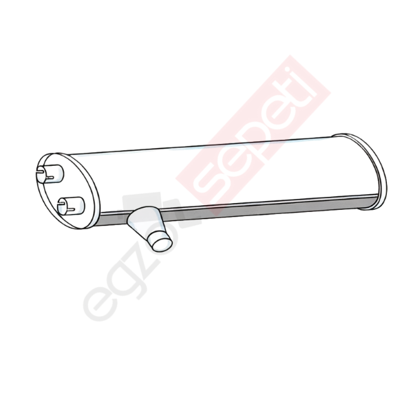 Mercedes Egzoz Susturucu, E0, 3874900401 Alusi, Tip:Z,