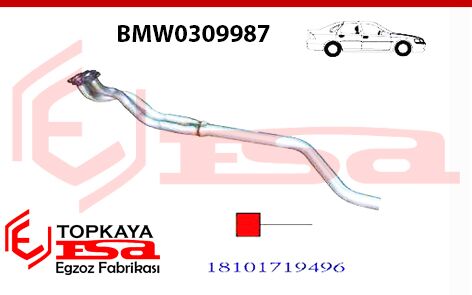 Bmw 3.16İ Ön Boru E30 1.6 1988 > 1990