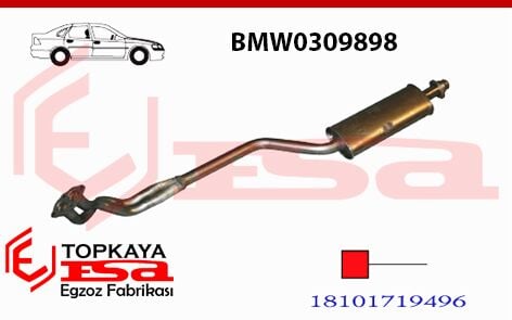 Bmw 3.16İ Ön  Borulu Susturucu E30 1.6 1988 > 1990