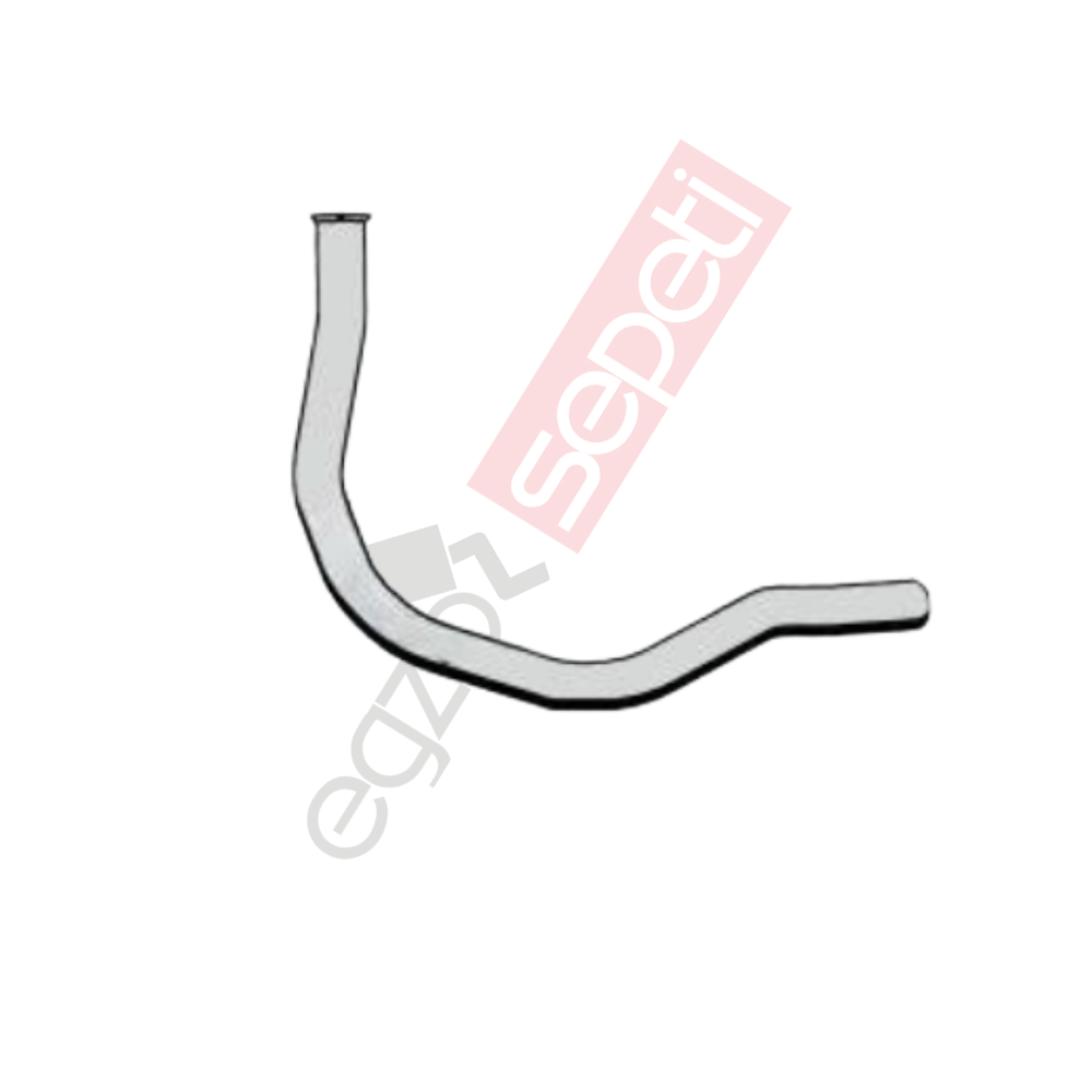 Renault Midliner Boru, Egzoz Ön, E1, 5000453063 Renault Midliner Ø88,9 Alusi,