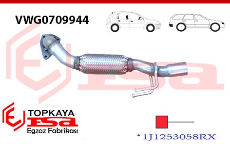 Volkswagen Golf 4 1.9 Tdi Ön Boru Sprialli 1997 > 2006