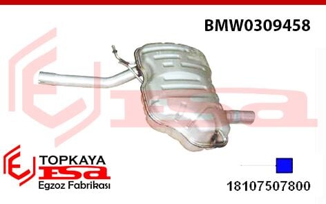 Bmw E46 3.16İ / 3.18İ Compact Arka Susturucu Borulu 2001 > 2005