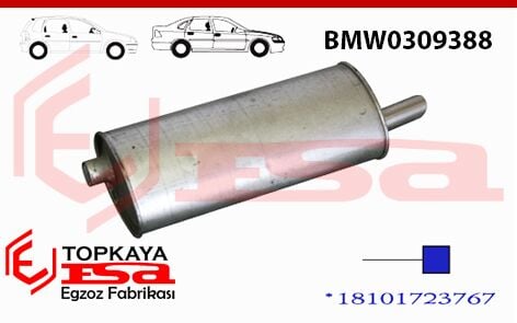 Bmw 3.16İ Arka Susturucu E36 1990 > 1999