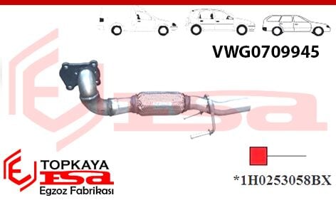 Volkswagen Golf 3 Ön Boru Sprialli 1996 > 2000