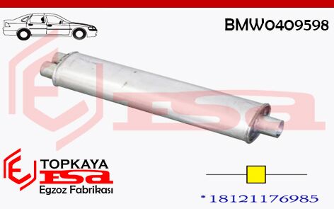 Bmw 3.20İ Orta Susturucu Tek Çıkış E30 1982 > 1990