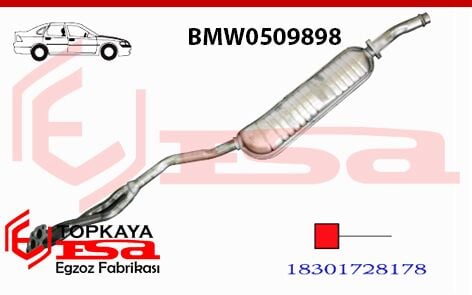 Bmw E30 / E36 3.18İ Ön Boru Susturuculu 1990 > 1996