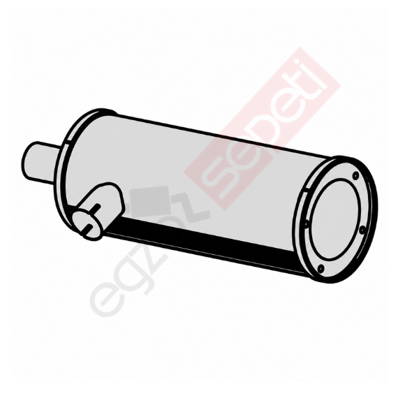 Iveco Eurotech Egzoz Susturucu, E3, 8138910 Alusi, Tip:C,