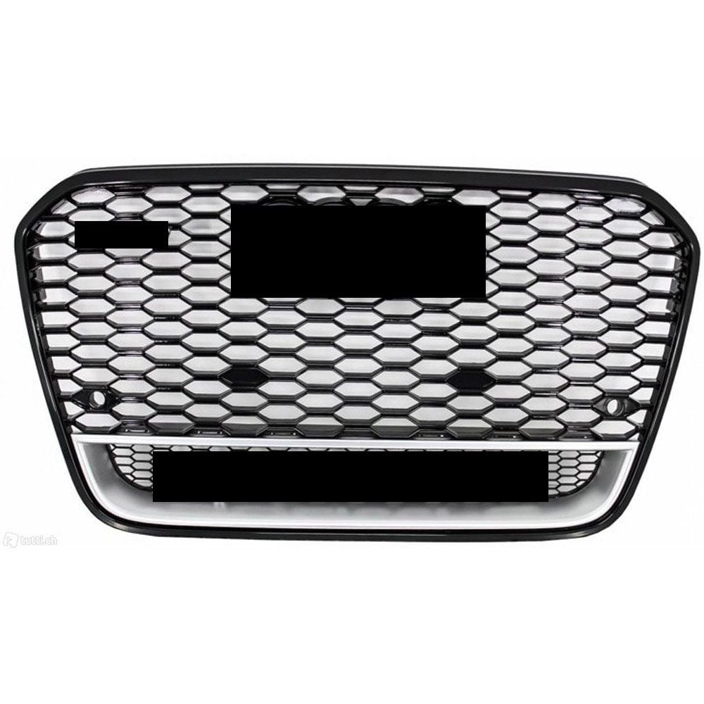 A6 RS6 PANJUR QUATTRO YAZILI KROM/SİYAH RS 14-18