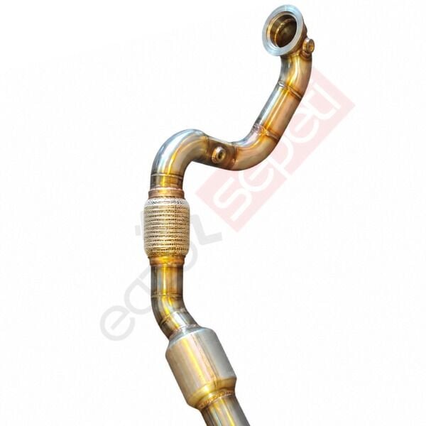 Audi A3 1.2 Tfsı / 1.4 Tfsı / 1.5 Tfsı  Spor Katlı Downpipe Spiralli 125 Hp / 140 Hp / 150 Hp PARLAK