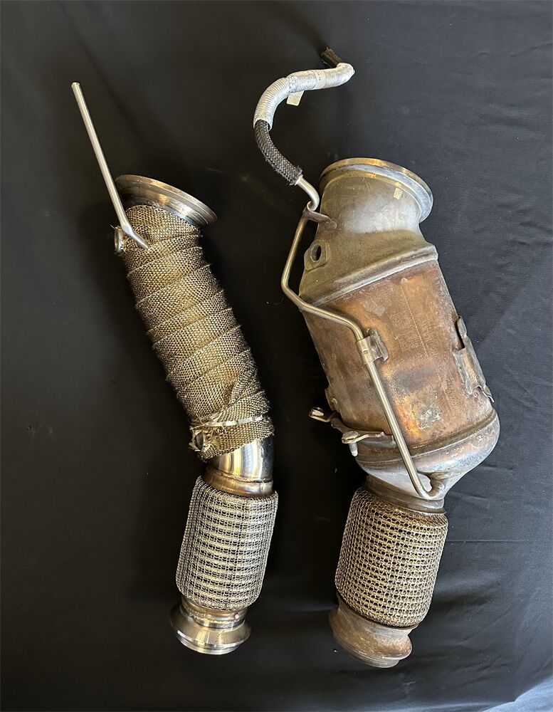 Bmw G30 5.20İ 1.6 Spor Cat Downpipe B46 / B48 2016 > 2023 Havşalı + Titanyum Amyant