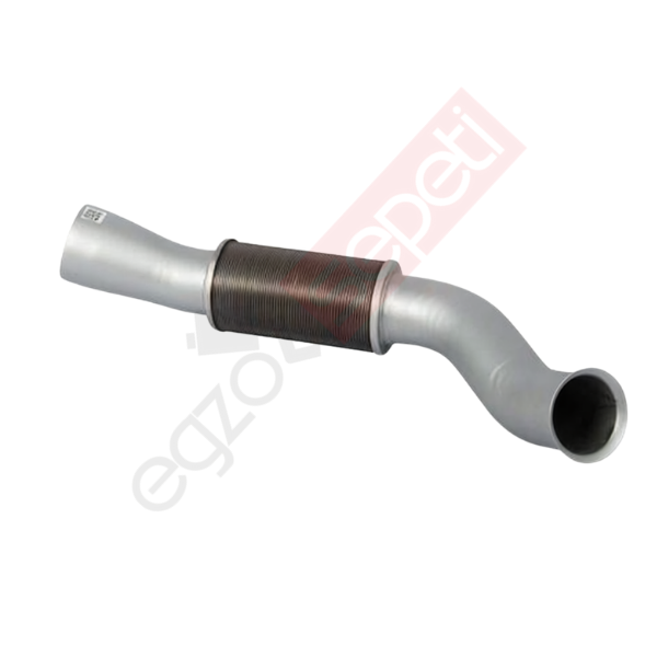 Mercedes Boru, Egzoz Ön, E6, 9614904450 Ø127 Alusi, Flexli, İzolasyonlu,