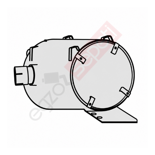 Mercedes Axor Egzoz Susturucu, E3, 9404900601 Alusi, Tip:Z,