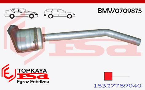 Bmw E46 3.20 / 3.18 Td Euro 3 Katalitik Konvektör 1998 > 2005