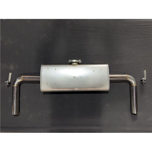 Opel Sag Ve Sol Egzoz Özel Üretim Susturucu + Sag Ve Sol Baglantı Ekipmanları Takım Halinde