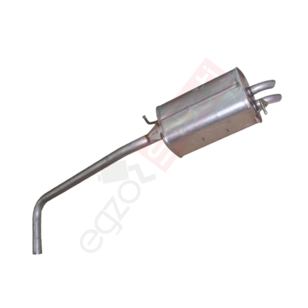 Volkswagen Caddy 3 Arka Susturcu Borulu Tek Çıkış 2004 Ve Sonrası