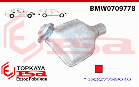 Bmw E46 3.20 / 3.18 Td Ön Susturucu Katalitik Konverter Yerine Baskılı 1998 > ...
