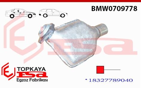 Bmw E46 3.20 / 3.18 Td Ön Susturucu Katalitik Konverter Yerine Baskılı 1998 > ...