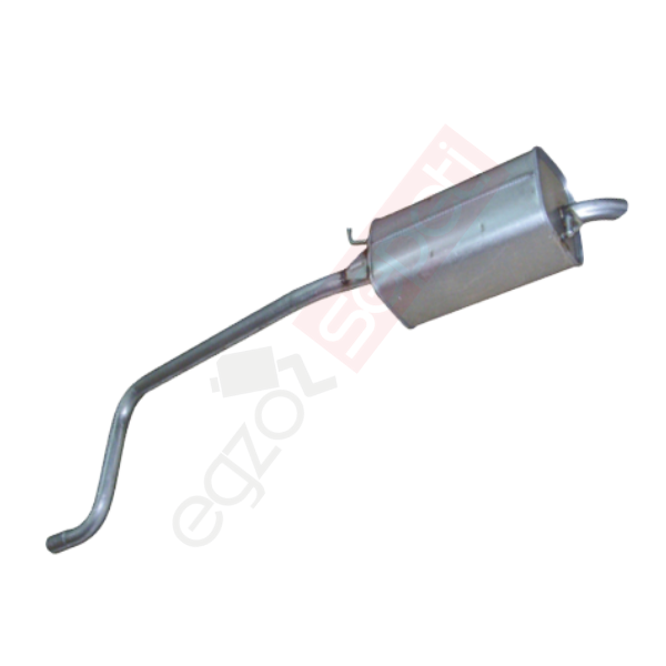 Volkswagen Caddy 3 Arka Susturcu Borulu Tek Çıkış 2007 Ve Sonrası