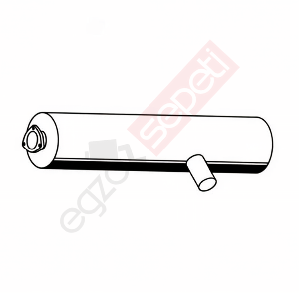 Volvo N Egzoz Susturucu, E0, 1542939 Alusi, Tip:L,