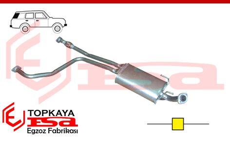 Nissan Pathfinder Orta Borulu 3.3 Benzinli 1998 > ...